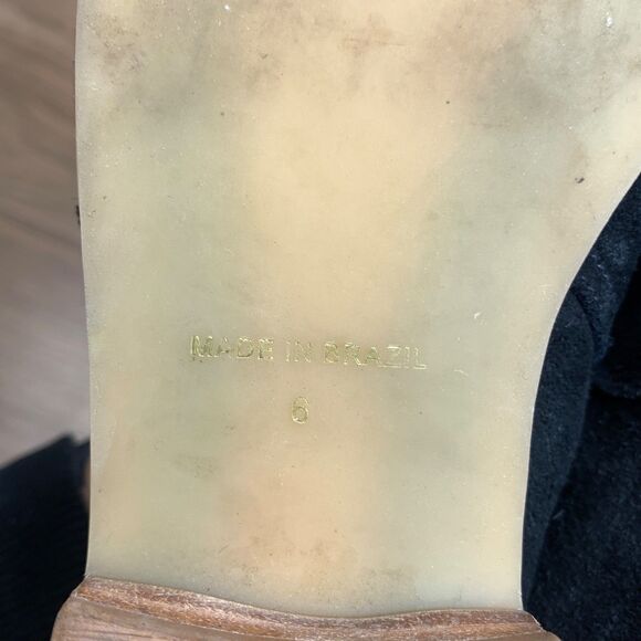 Bird of Flight Riley Ankle Shoes Women's Size 6 Suede Leather Slip On Bootie - Picture 8 of 10